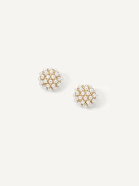 Mini Pearl Pave Studs