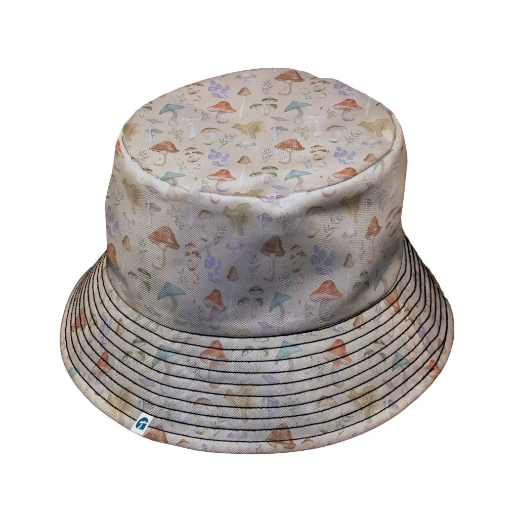 Mushroom Watercolor Bucket Hat