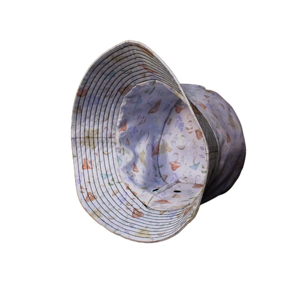 Mushroom Watercolor Bucket Hat