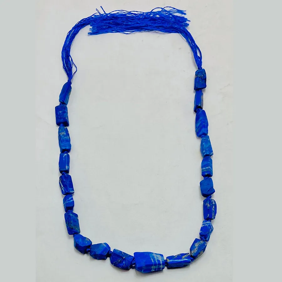 Natural Blue Lapis Lazuli Stones Necklace