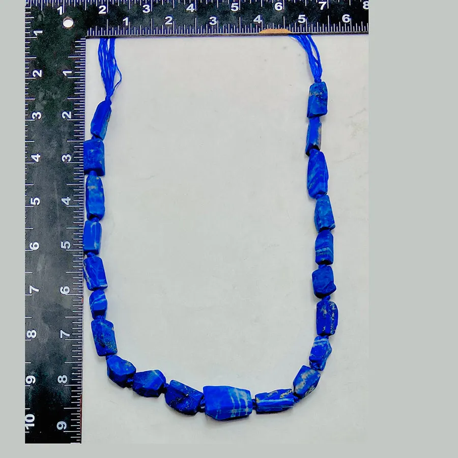 Natural Blue Lapis Lazuli Stones Necklace