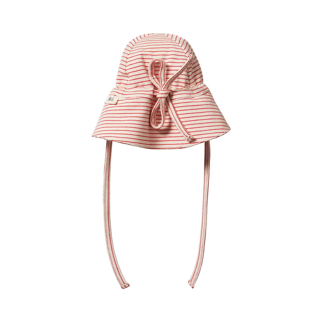 Nature Baby Dash Sunhat Red Pinstripe