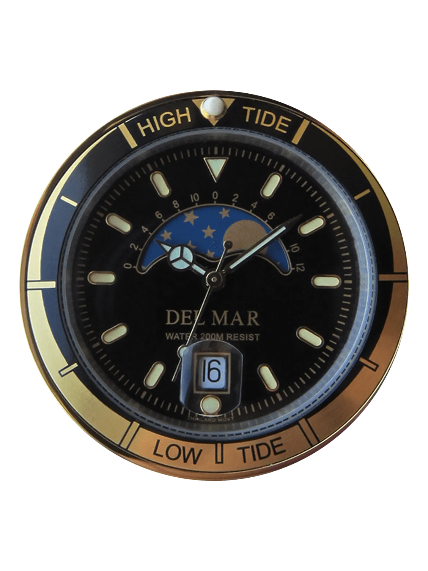 Nautical Analog Tide Watch, Two-Tone Bracelet #50207