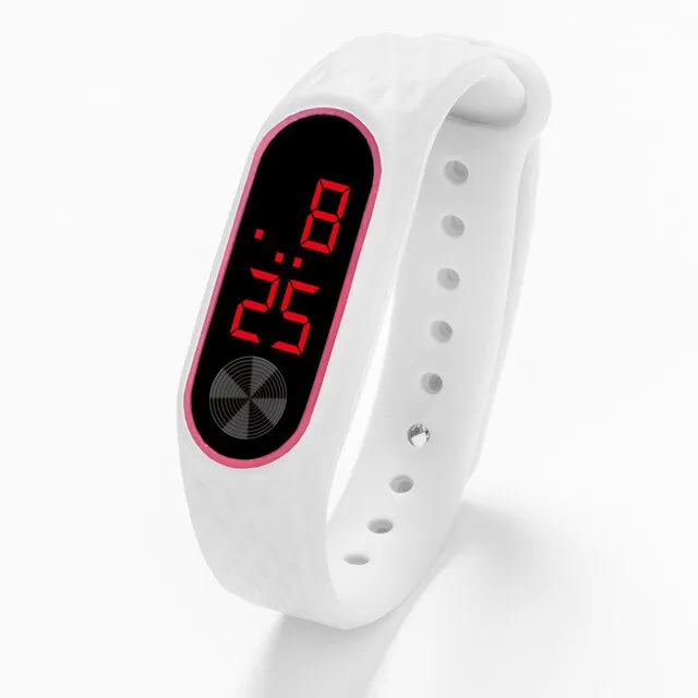 New Led Digital Wrist Electronic Date Clock Child Watches