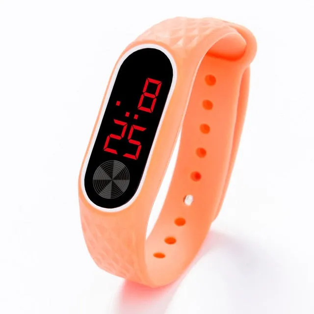 New Led Digital Wrist Electronic Date Clock Child Watches