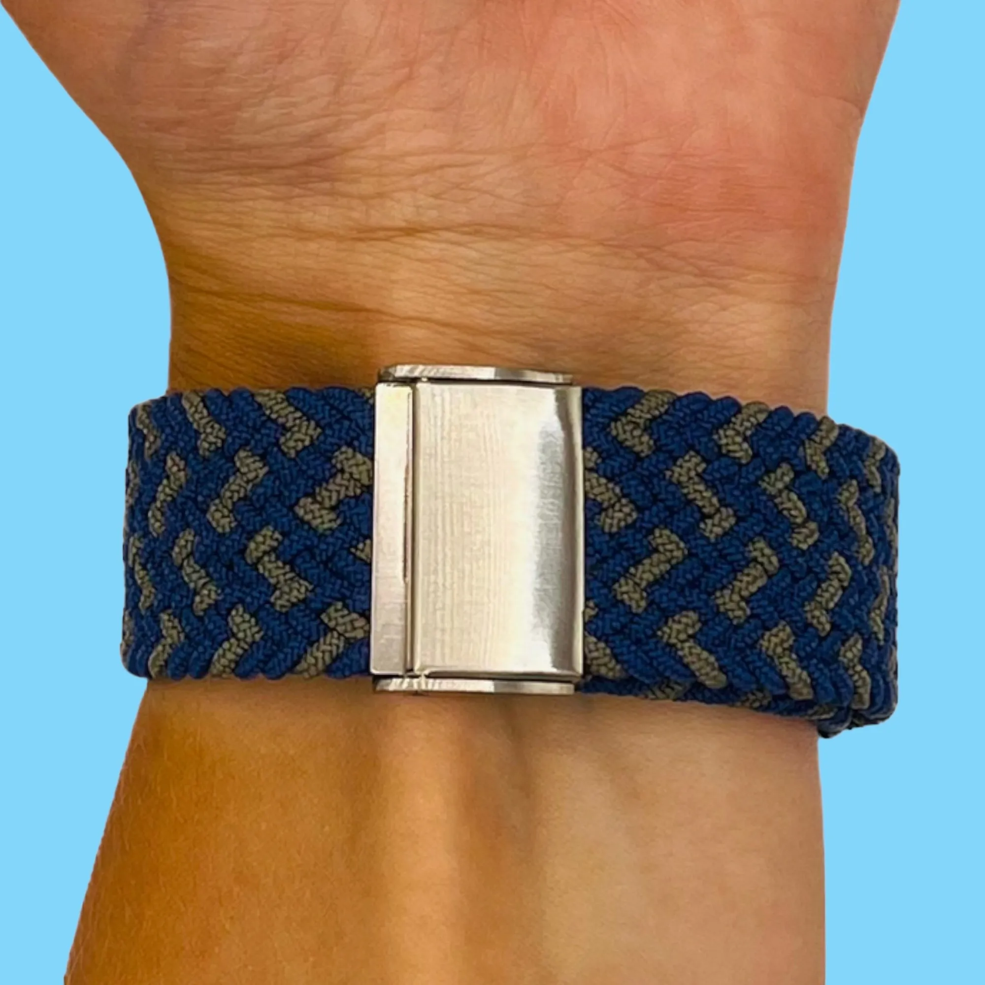 Nylon Braided Loop Watch Straps Compatible with the Fossil 18mm Range