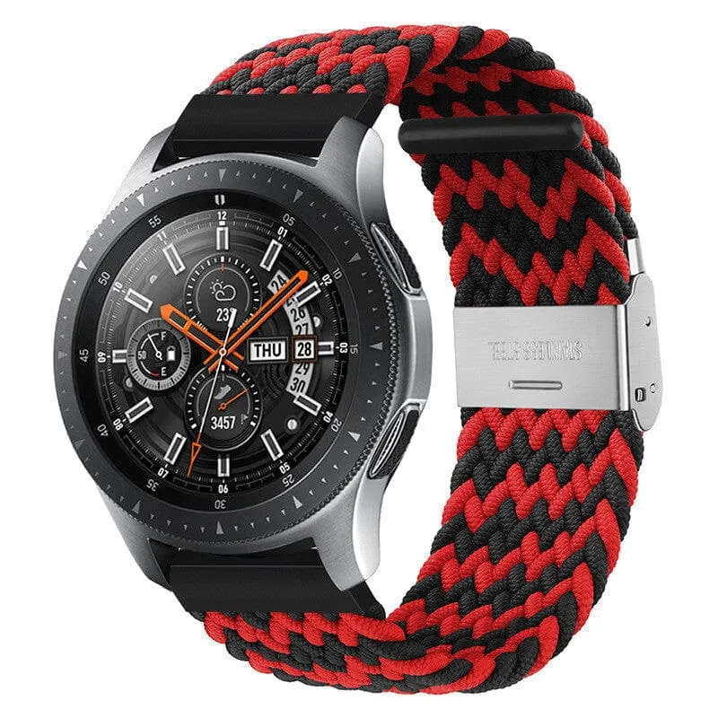 Nylon Braided Loop Watch Straps Compatible with the Fossil 18mm Range