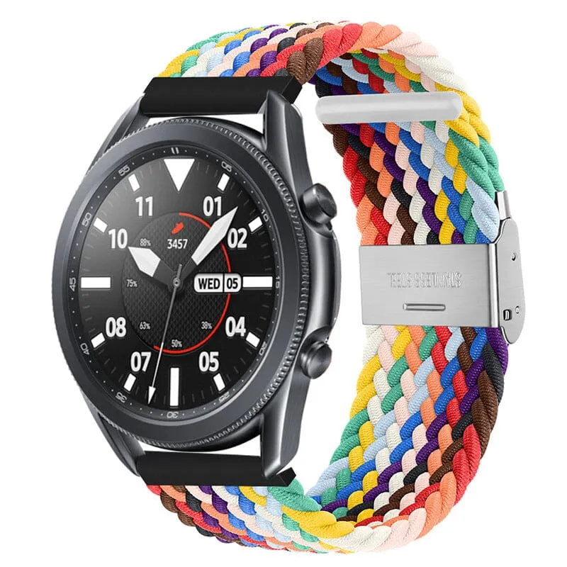 Nylon Braided Loop Watch Straps Compatible with the Fossil 18mm Range