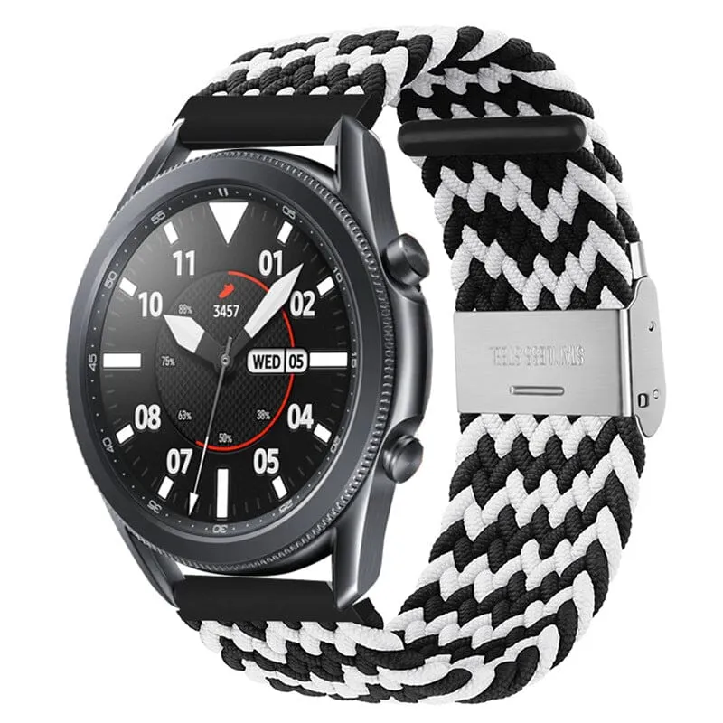 Nylon Braided Loop Watch Straps Compatible with the Fossil 18mm Range