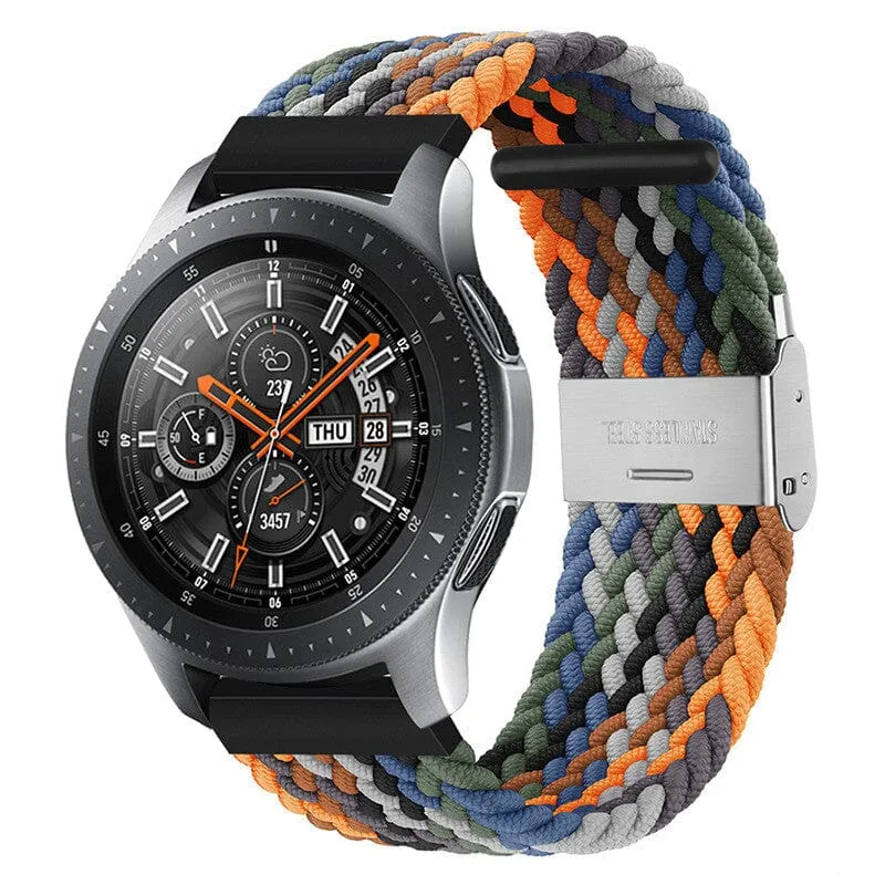 Nylon Braided Loop Watch Straps Compatible with the Fossil 18mm Range