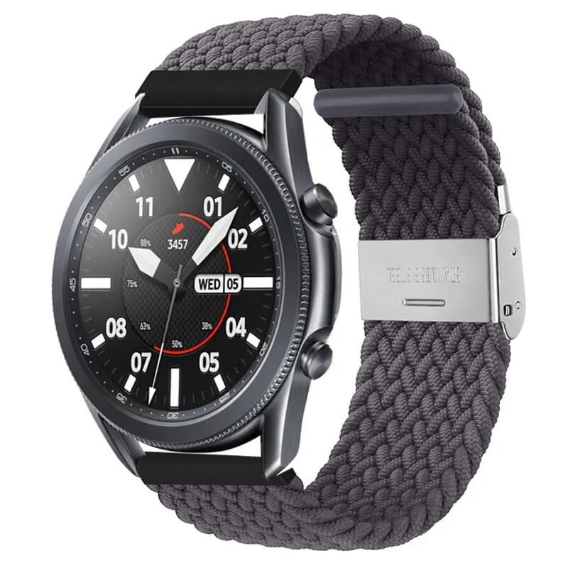 Nylon Braided Loop Watch Straps Compatible with the Fossil 18mm Range