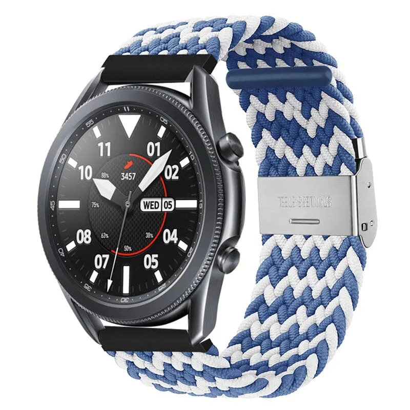 Nylon Braided Loop Watch Straps Compatible with the Fossil 18mm Range