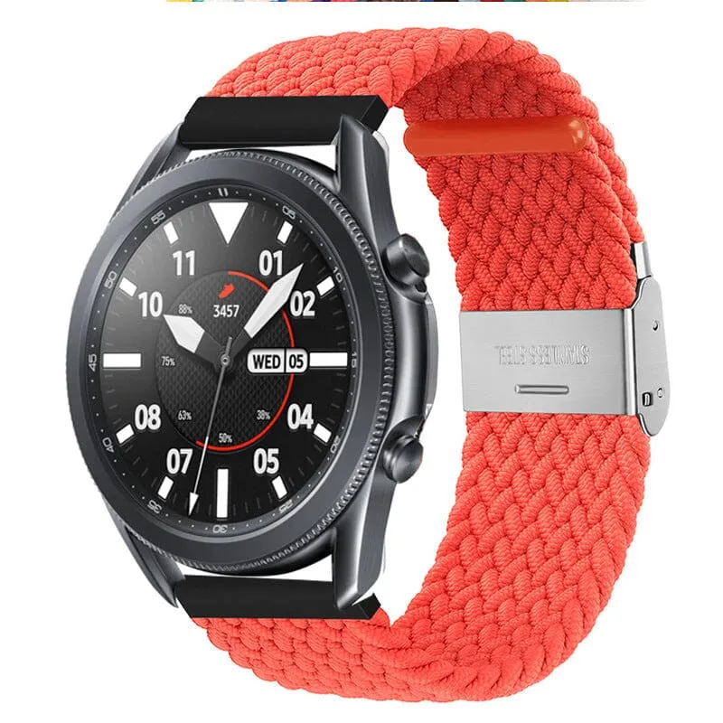 Nylon Braided Loop Watch Straps Compatible with the Fossil 18mm Range