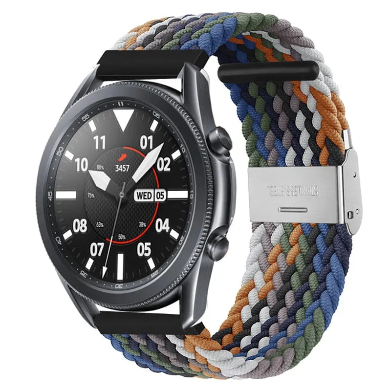 Nylon Braided Loop Watch Straps Compatible with the Fossil 18mm Range