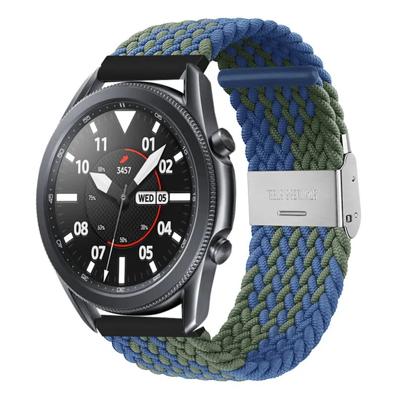 Nylon Braided Loop Watch Straps Compatible with the Fossil 18mm Range