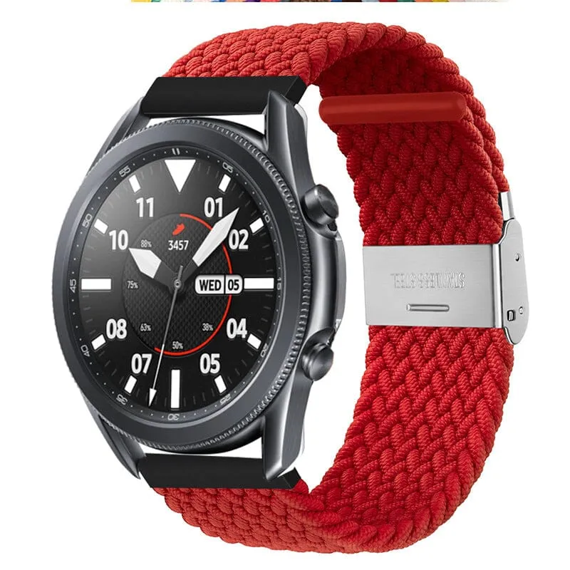 Nylon Braided Loop Watch Straps Compatible with the Fossil 18mm Range