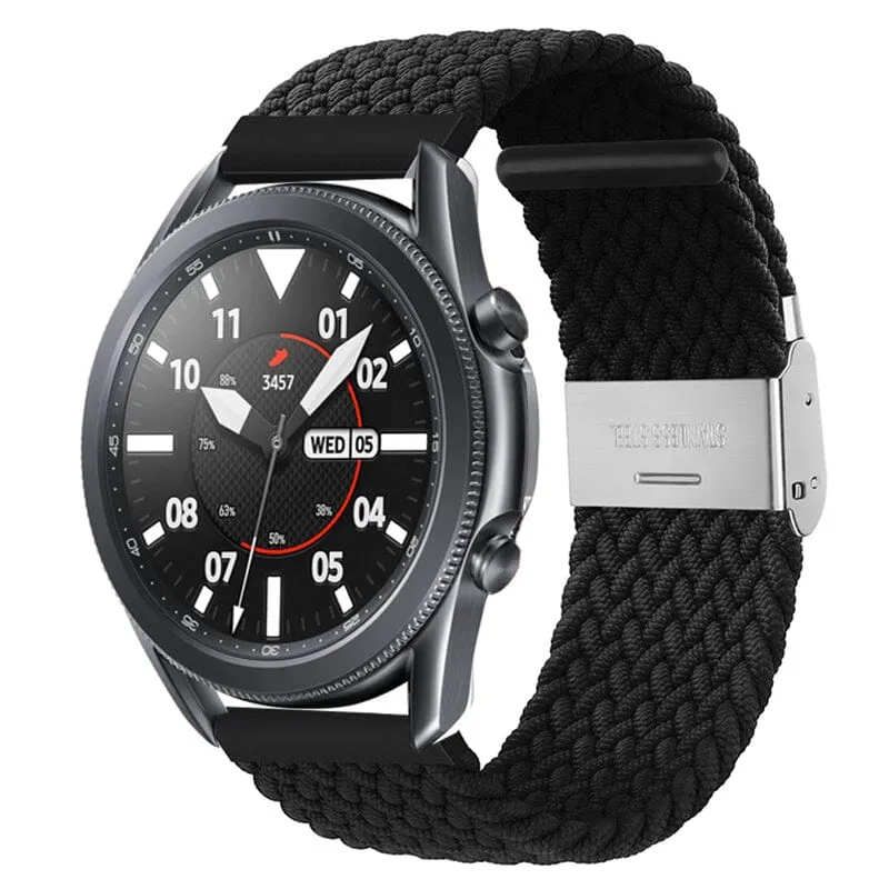 Nylon Braided Loop Watch Straps Compatible with the Samsung Galaxy Watch 7 (40mm)