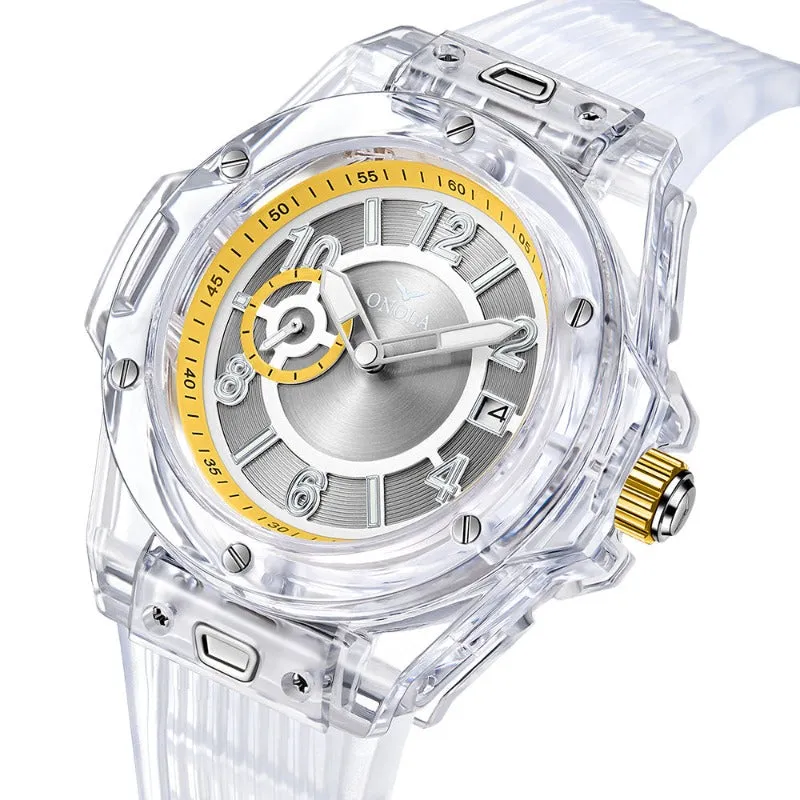 ONOLA Quartz Transparent Watch for Men & Women