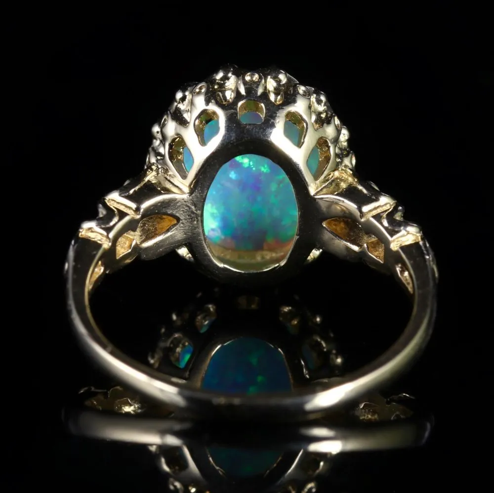 Opal 9Ct Gold Ring 6Ct Opal