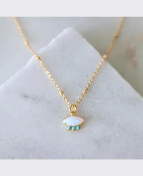 Opal and Turquoise Necklace