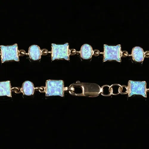 Opal Bracelet 9ct Yellow Gold 10ct of Opal