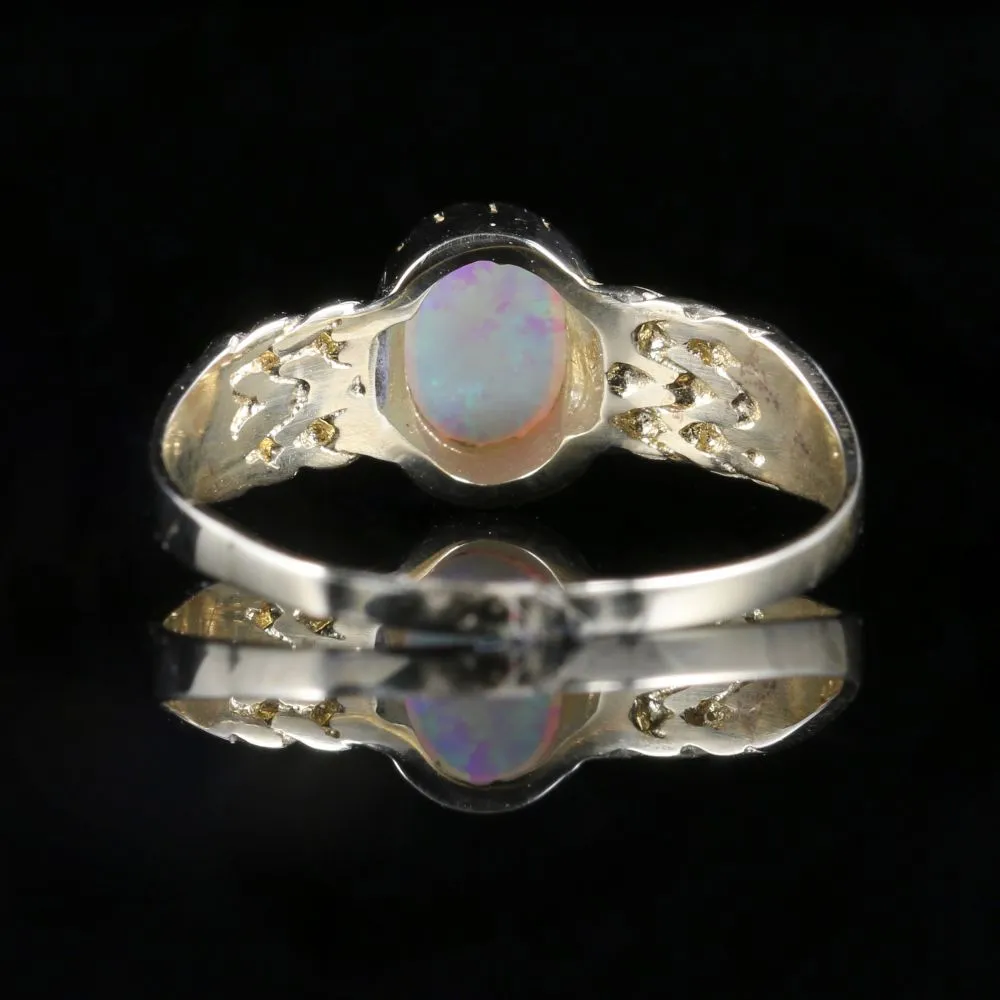 Opal Gold Ring 9Ct Gold 0.70Ct Opal