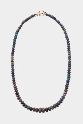 Opal Necklace, Black Opal