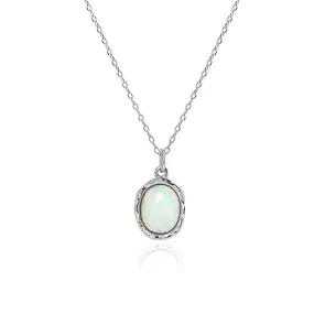 Opal Pendant Necklace