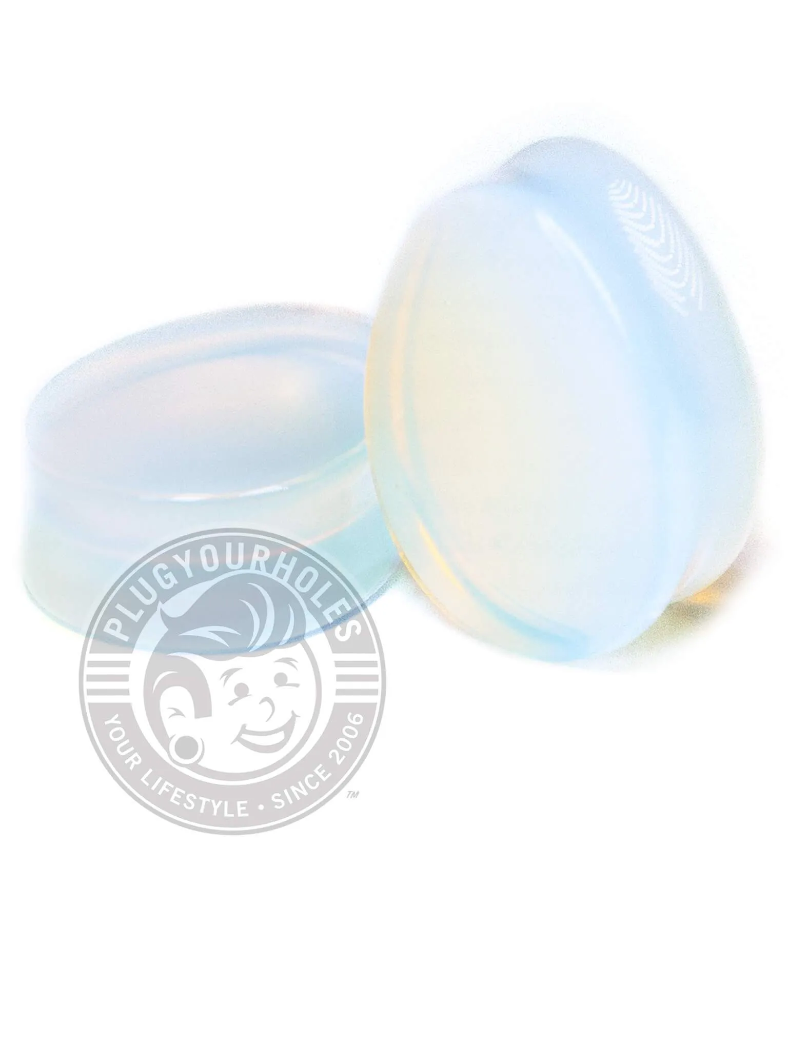 Opal Stone Teardrop Plugs