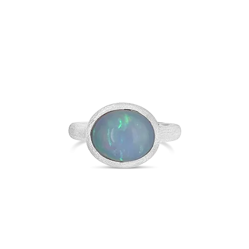 Oval Opal Ring