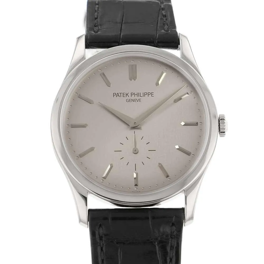 Patek Philippe Calatrava 5196G-001 Watch Silver Dial