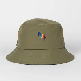 Paul Smith - Men's Zebra Bucket Hat in Green