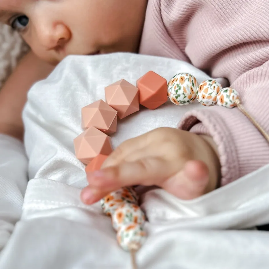 Peach Blossom & Bangle Set