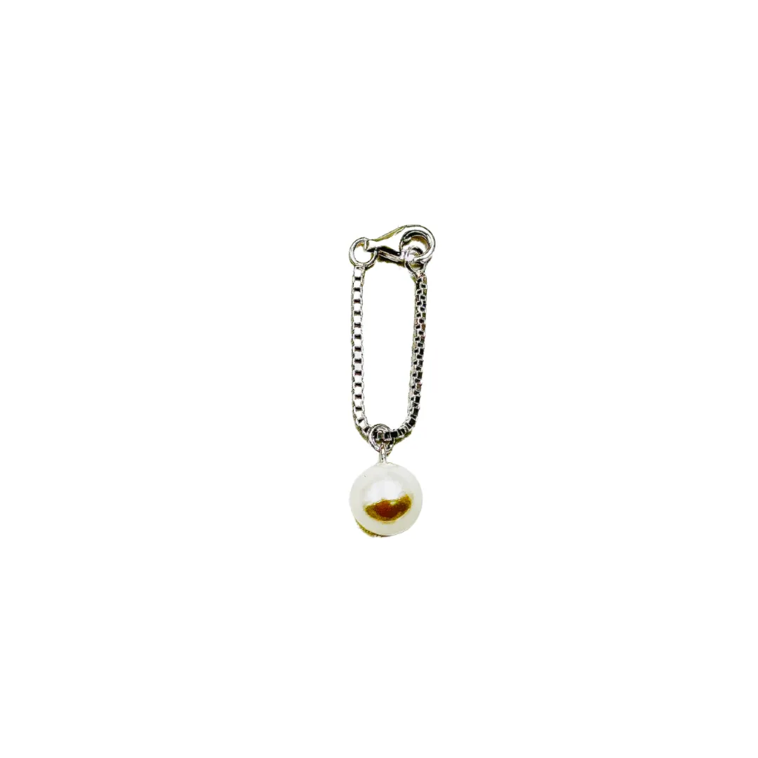 Pearl 925 Silver Watch Charm