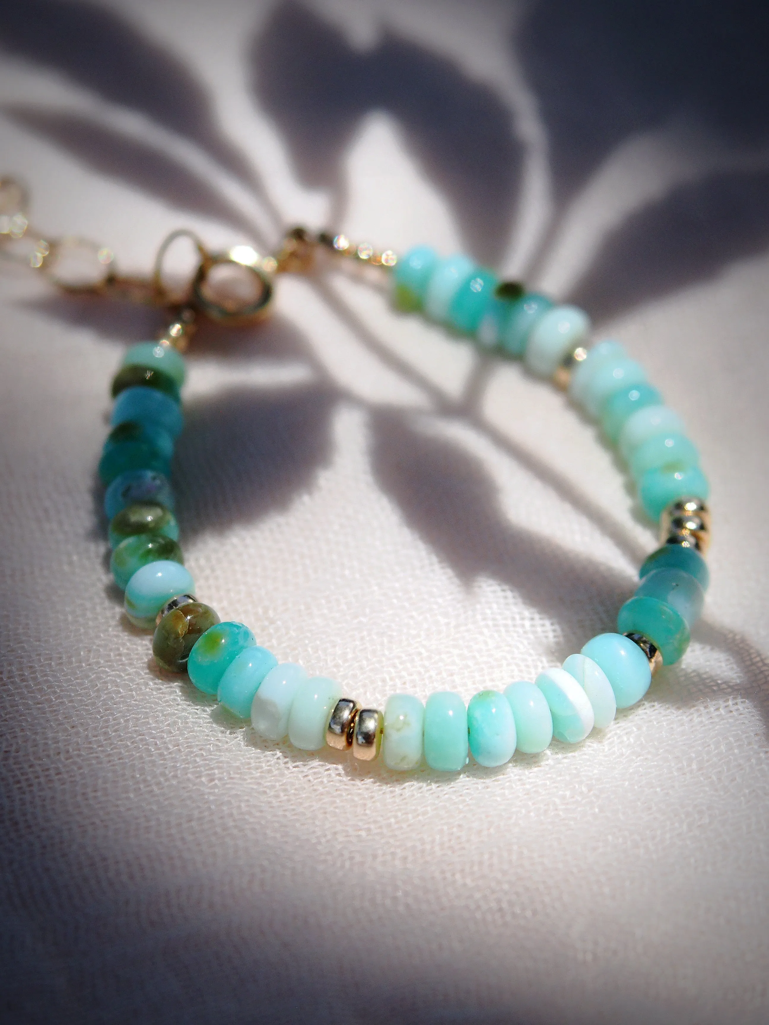 Peruvian Blue Opal Bracelet - Mana'olana