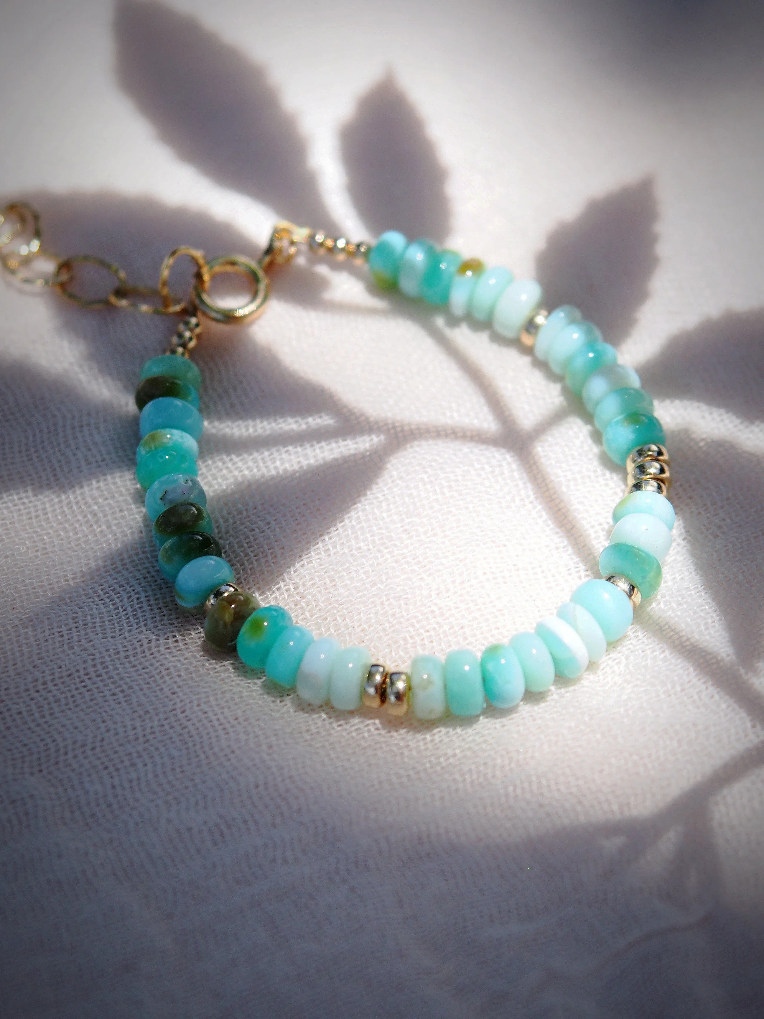 Peruvian Blue Opal Bracelet - Mana'olana