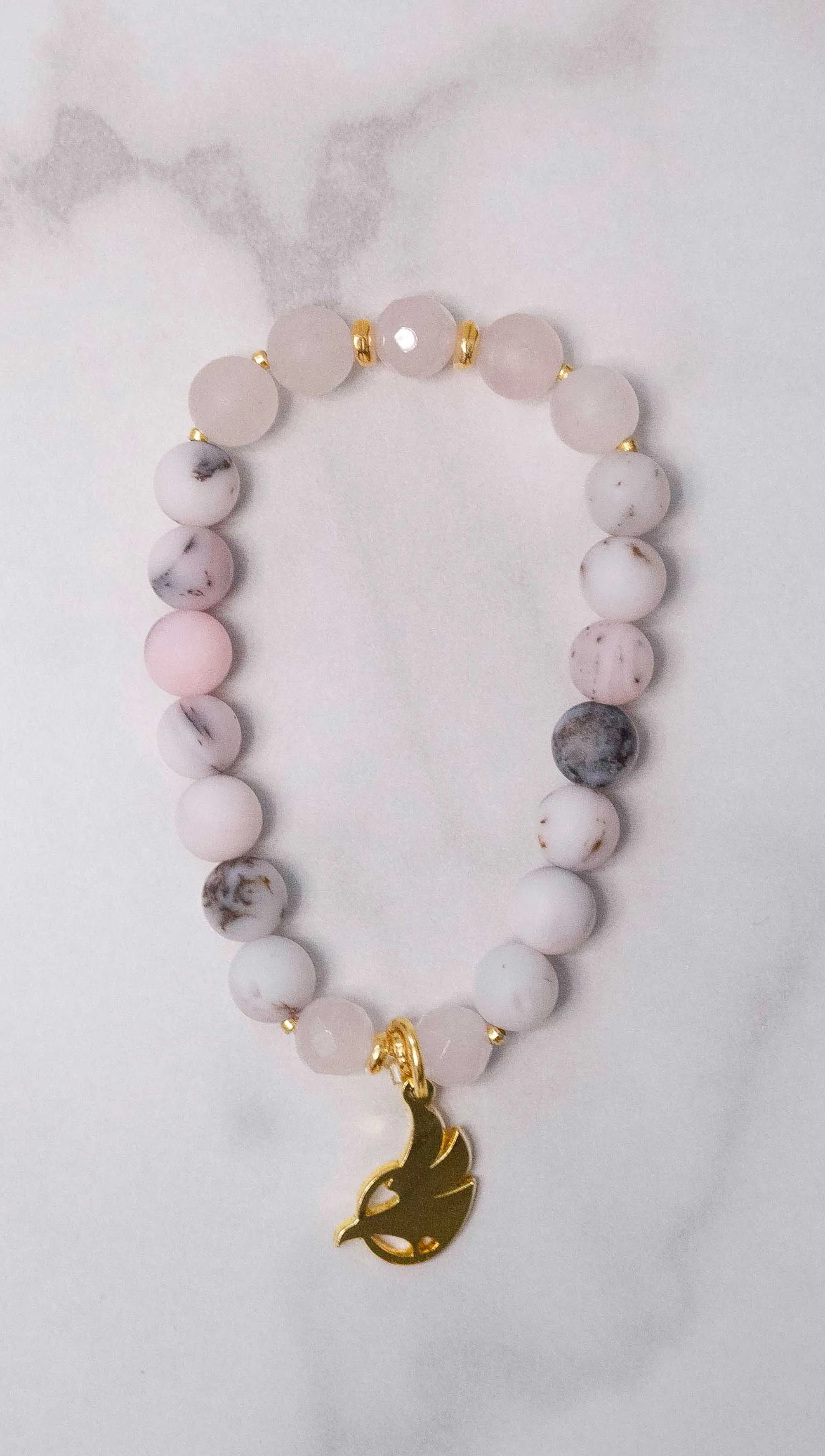 Peruvian Pink Opal Bracelet