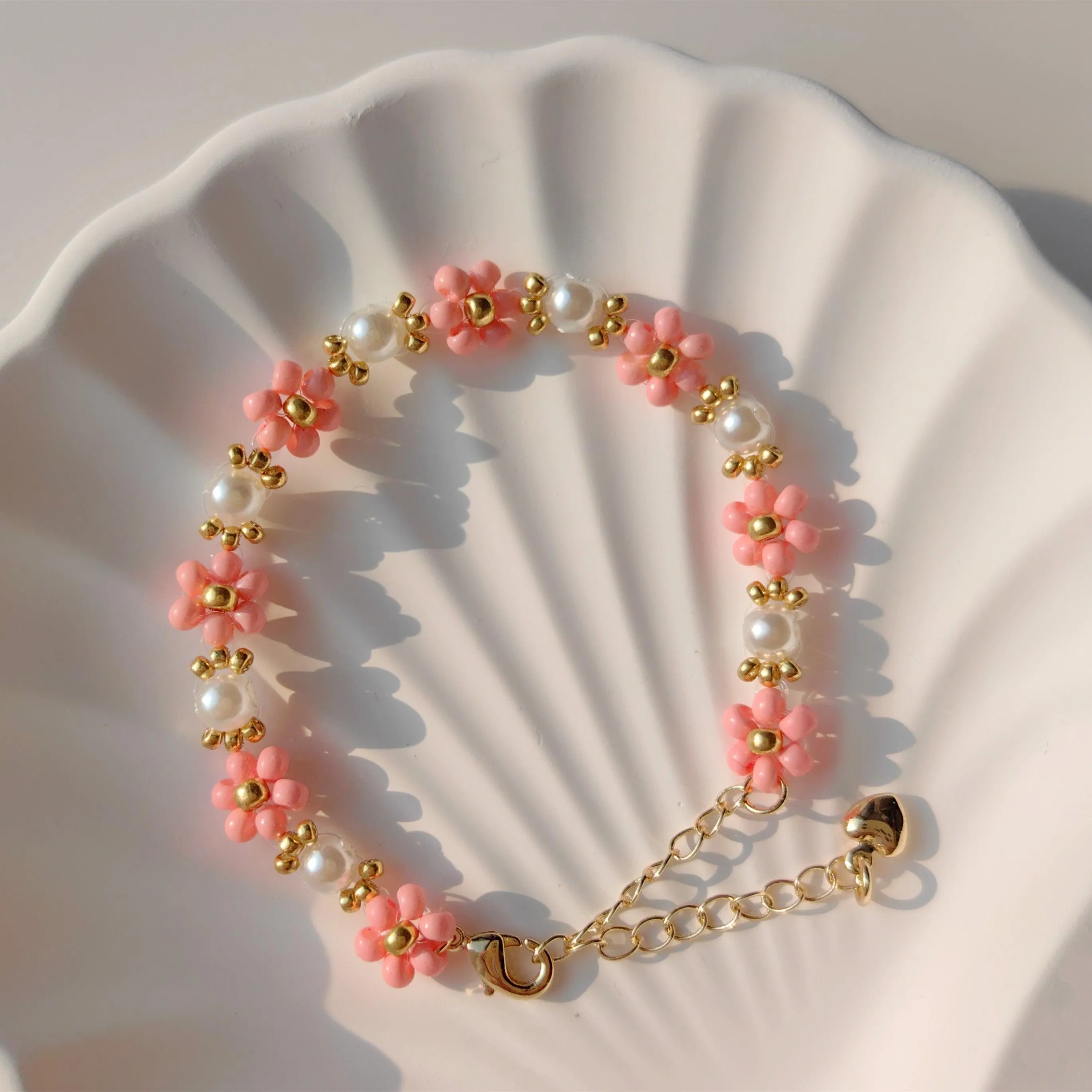 Pink Pearl Bracelet