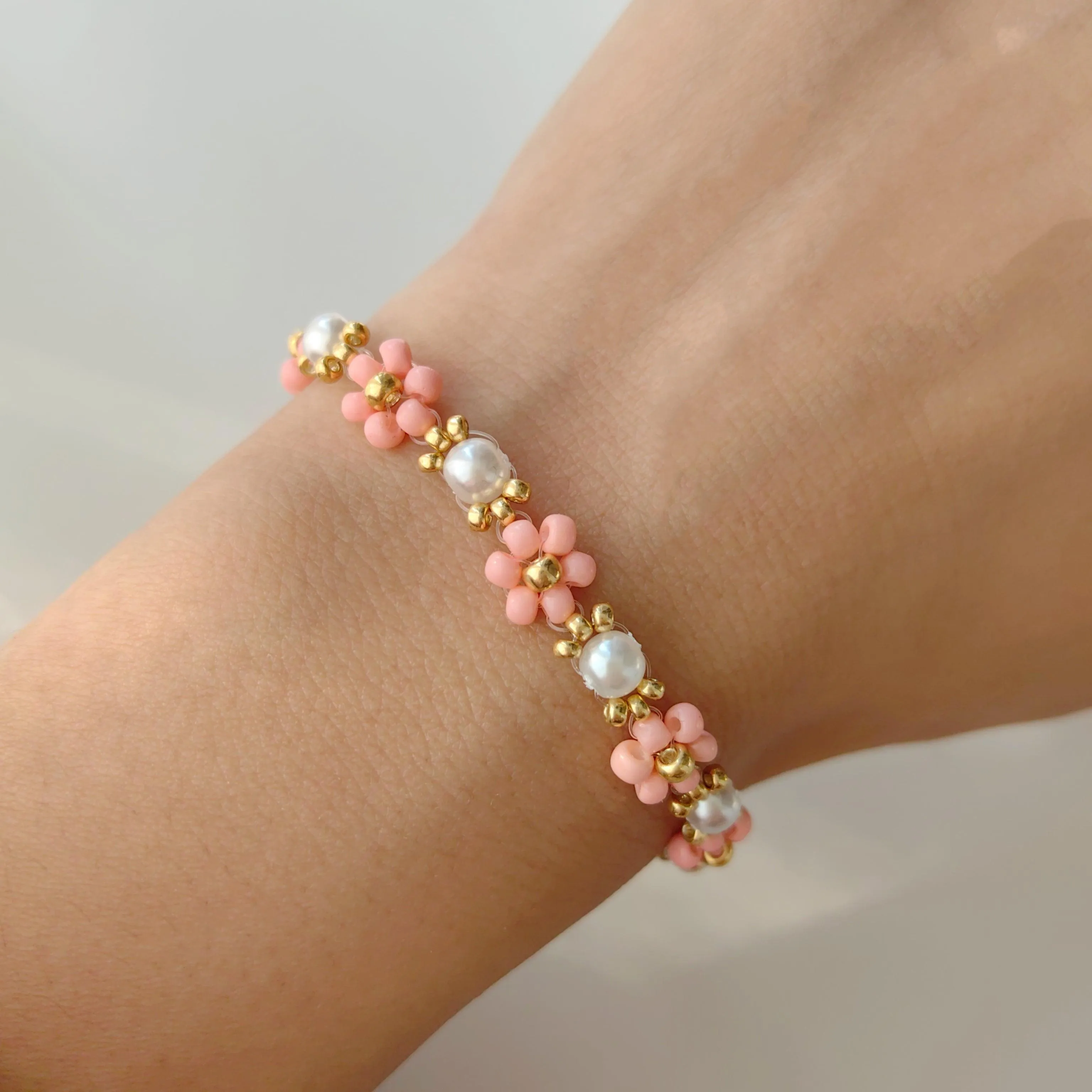 Pink Pearl Bracelet