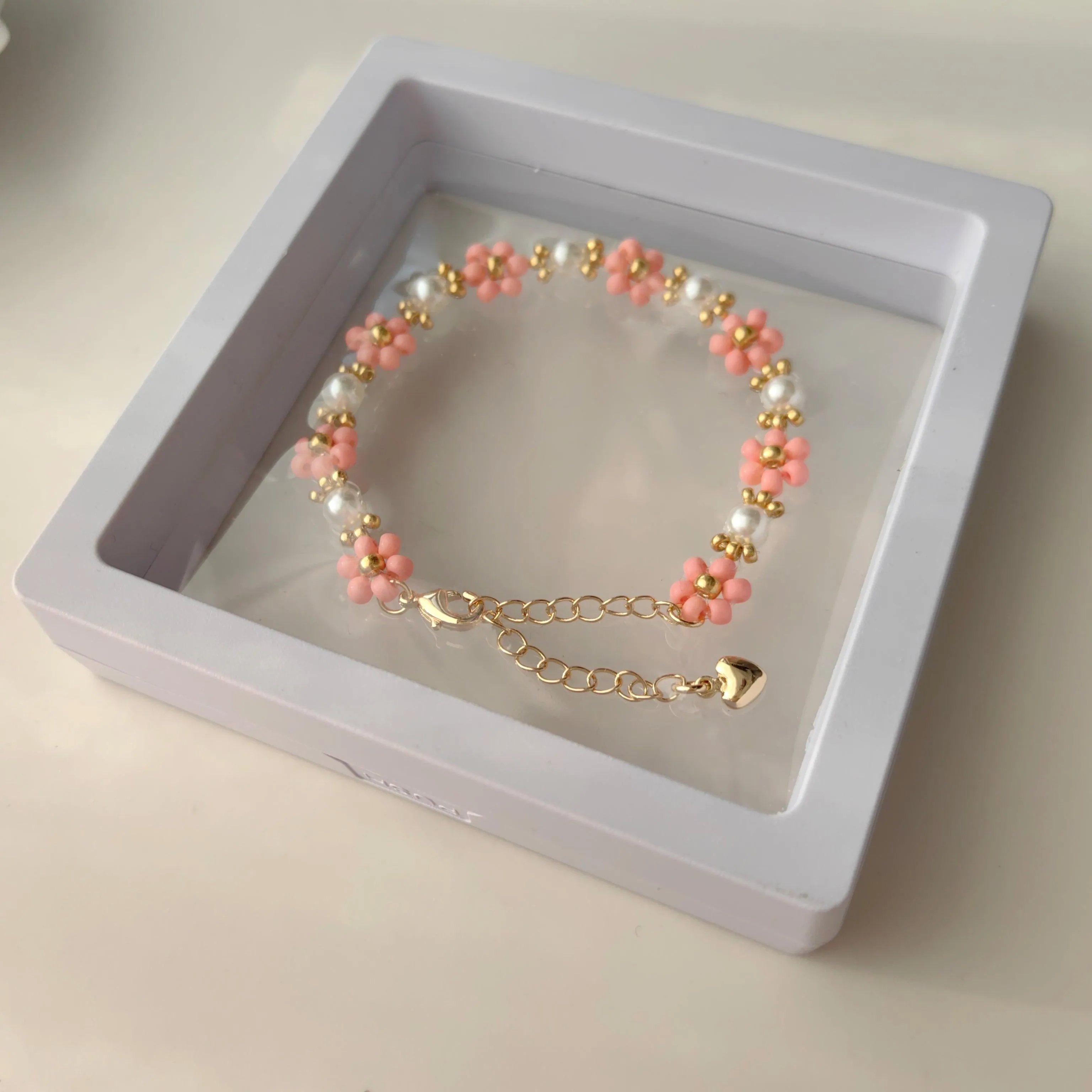 Pink Pearl Bracelet