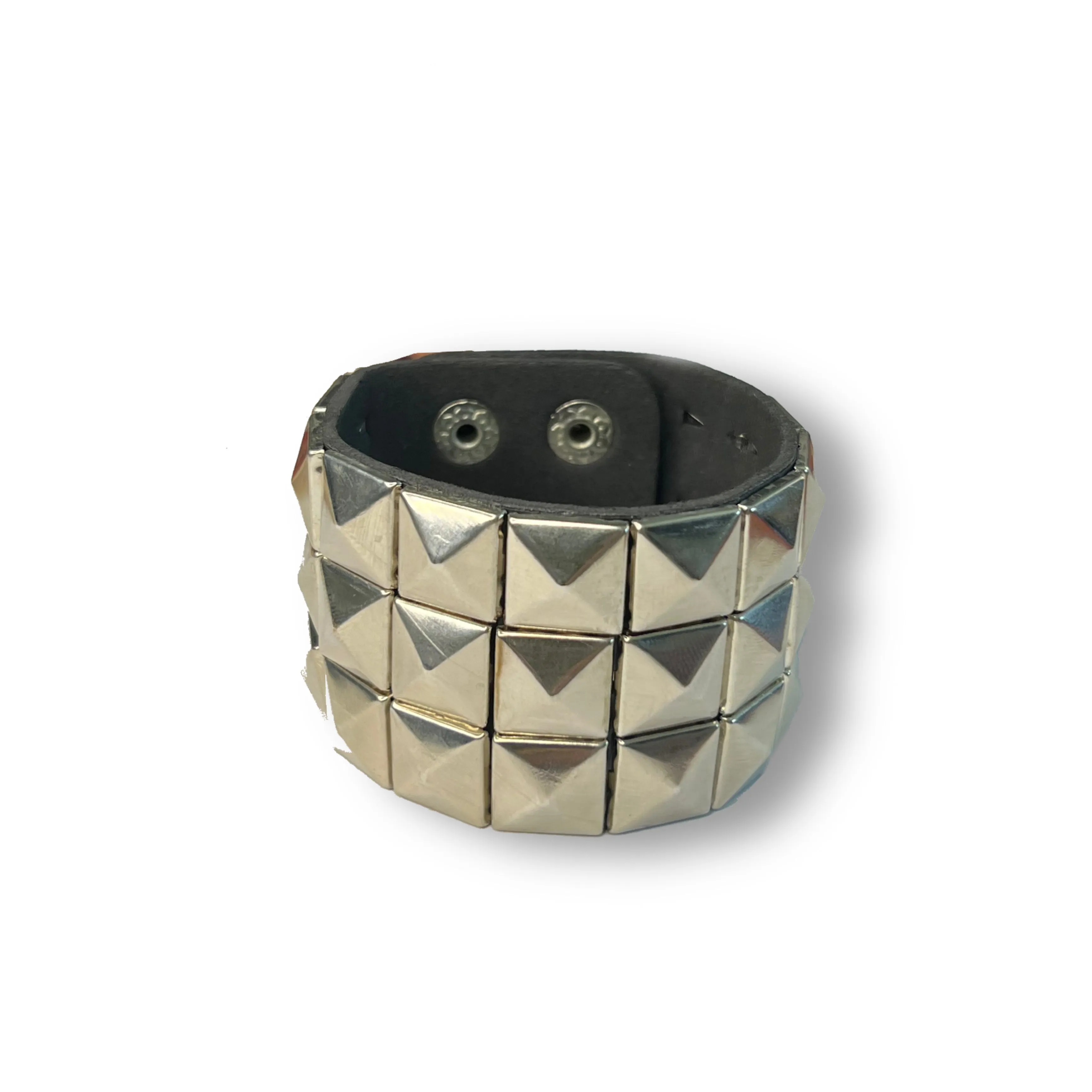 Pleather Studded Wrist Cuff