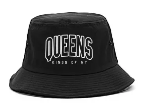 Queens Blue Orange Mens Bucket Hat