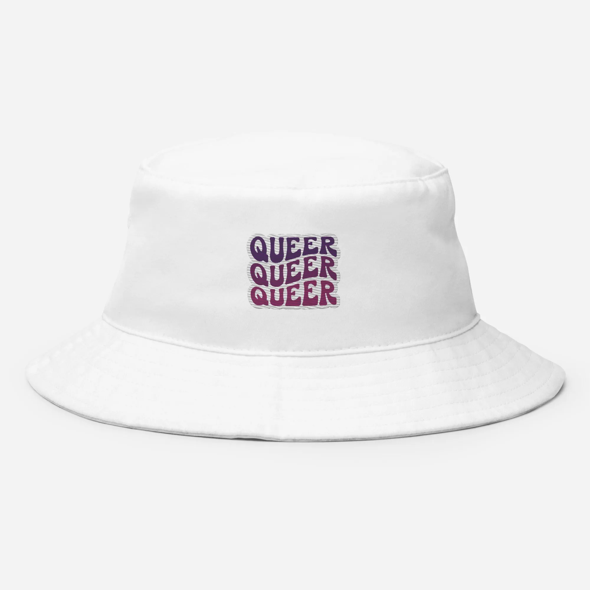 QUEER Premium Embriodered Bucket Hat