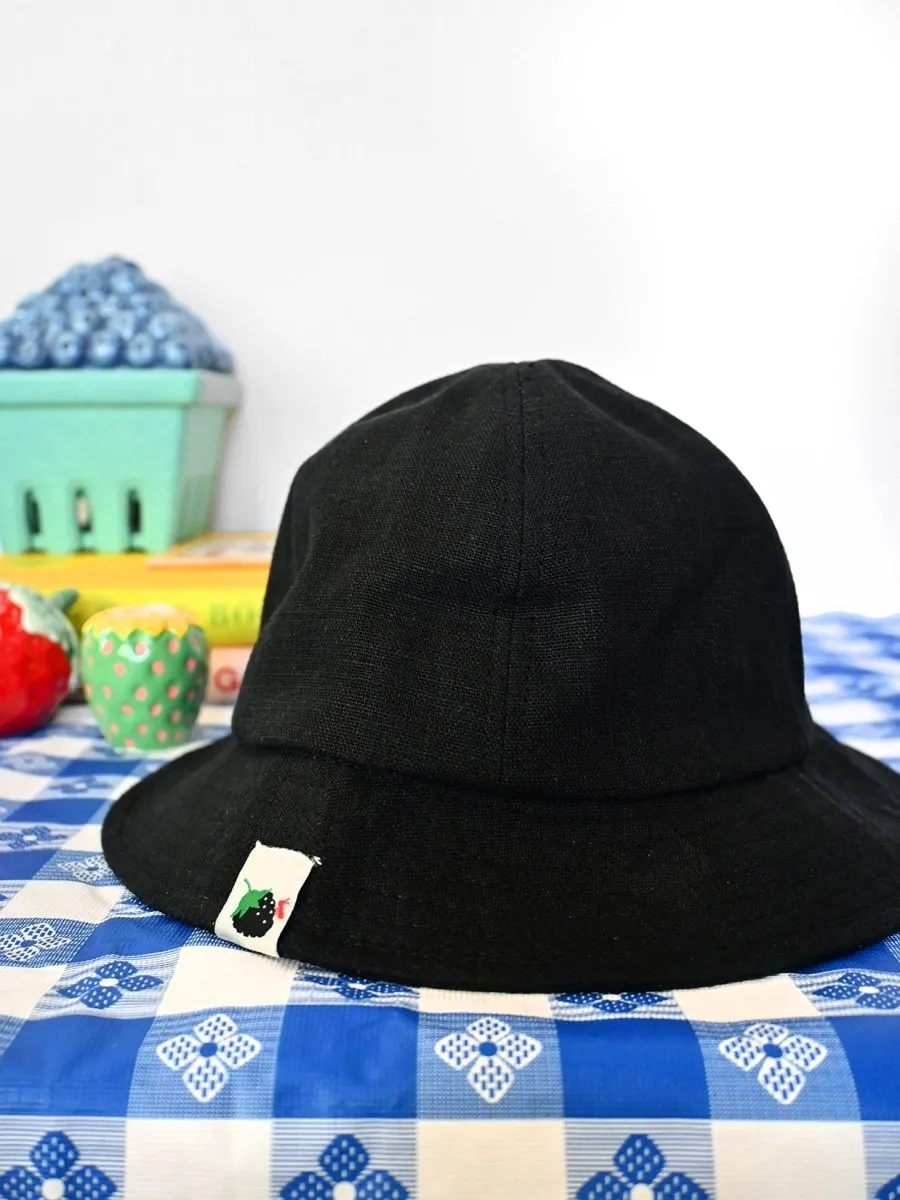 "Tutti Frutti" Linen bucket hat - Plantain