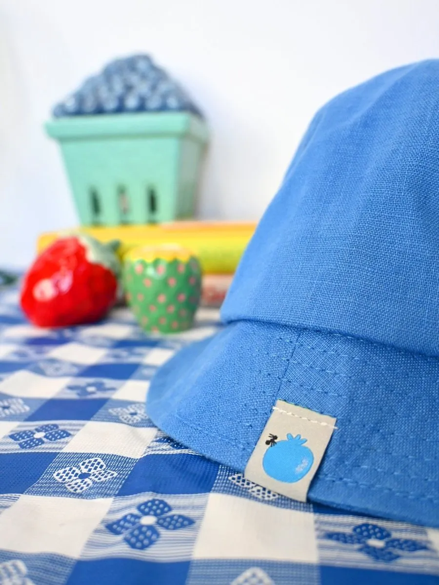 "Tutti Frutti" Linen bucket hat - Plantain