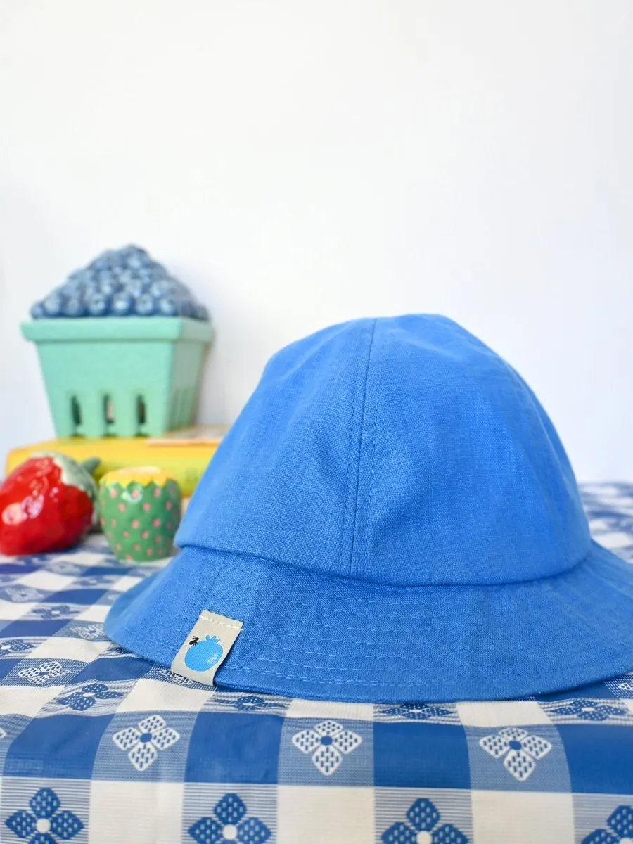 "Tutti Frutti" Linen bucket hat - Plantain