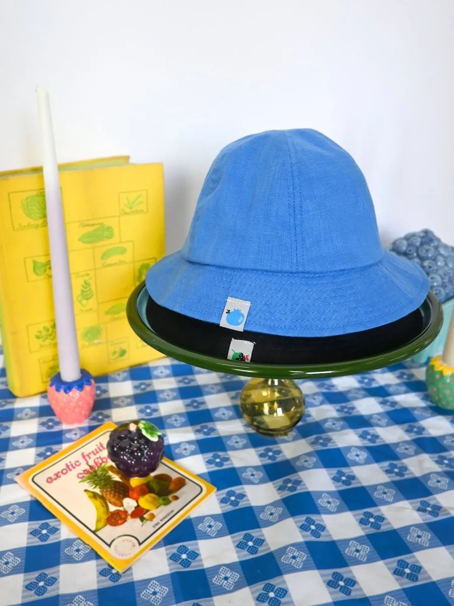 "Tutti Frutti" Linen bucket hat - Plantain