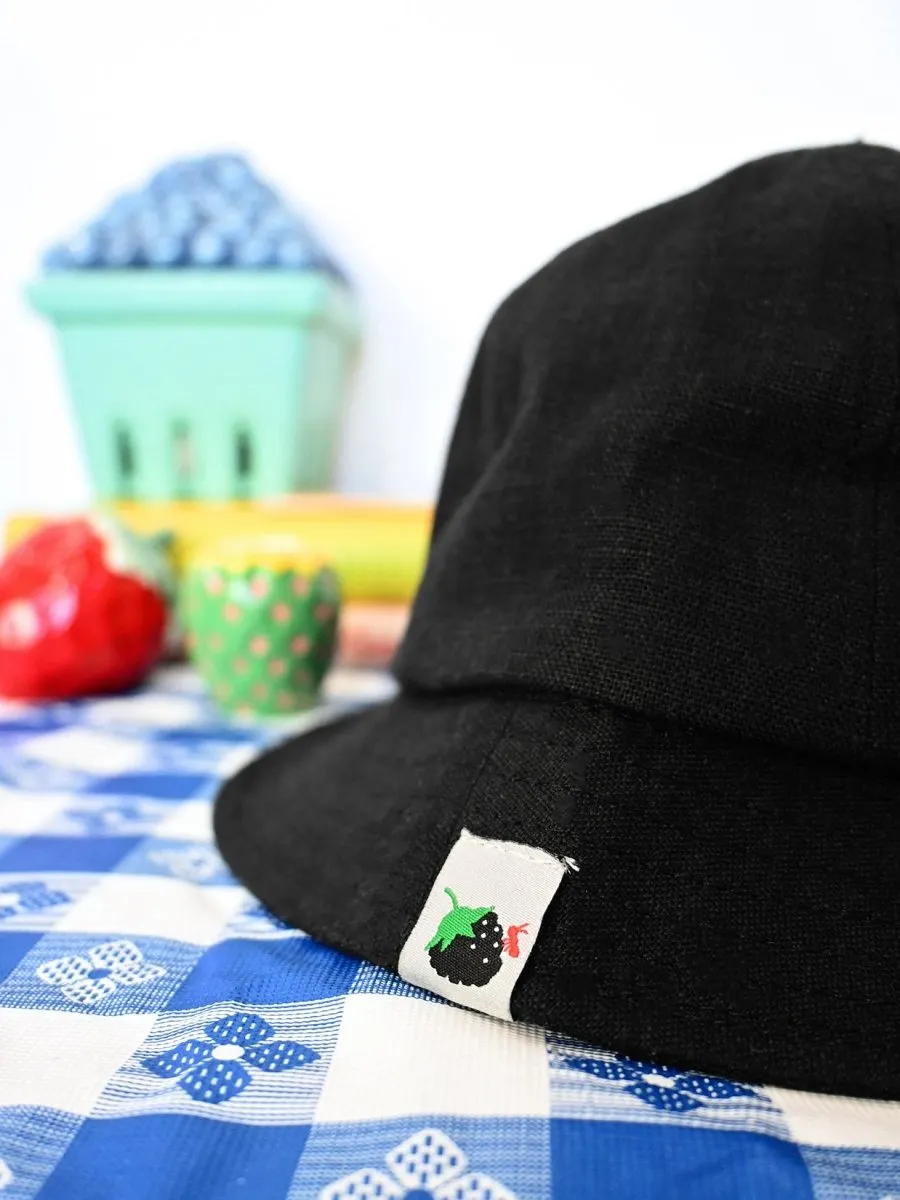 "Tutti Frutti" Linen bucket hat - Plantain