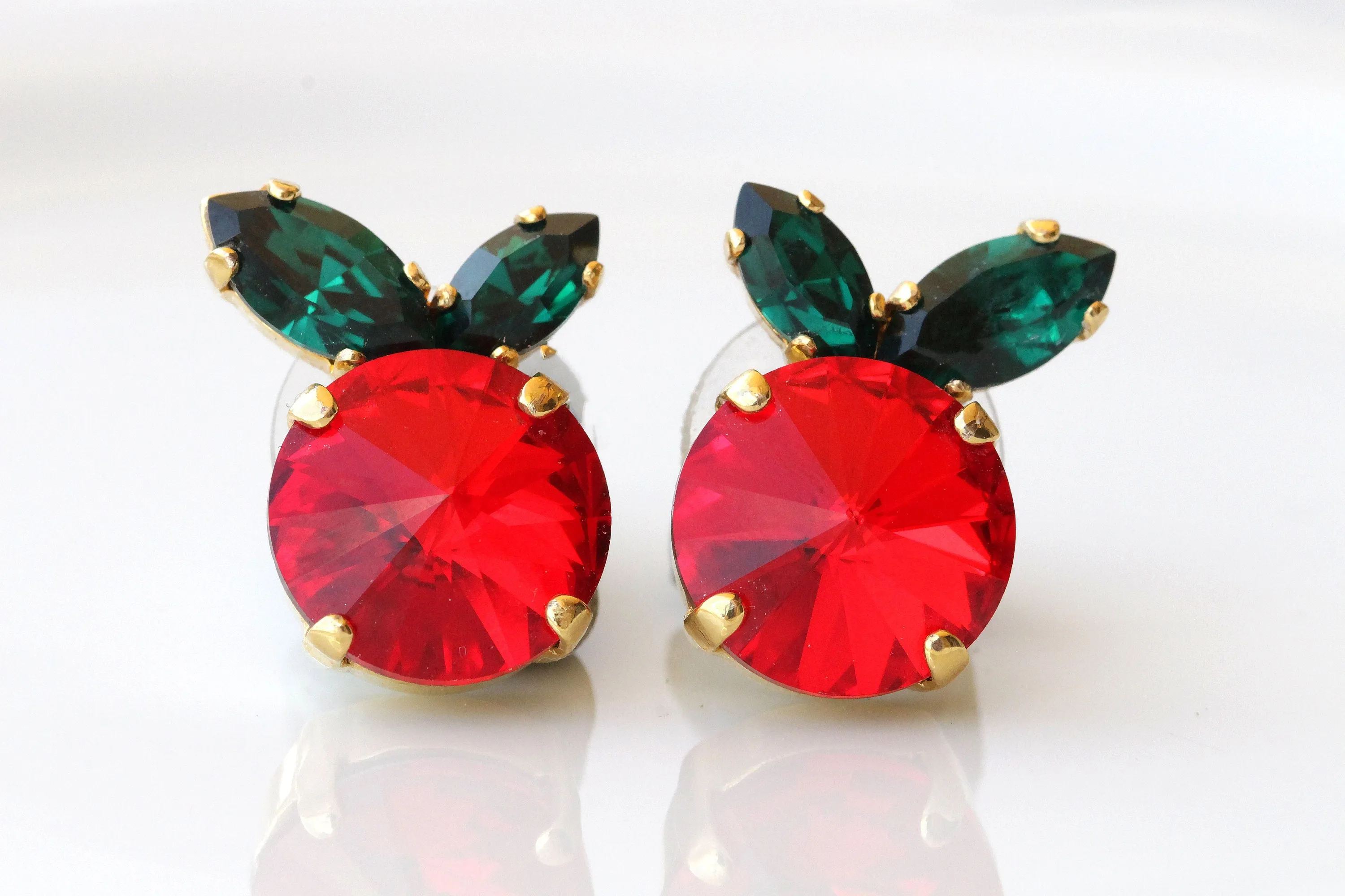 Red BRIDESMAID Earrings,