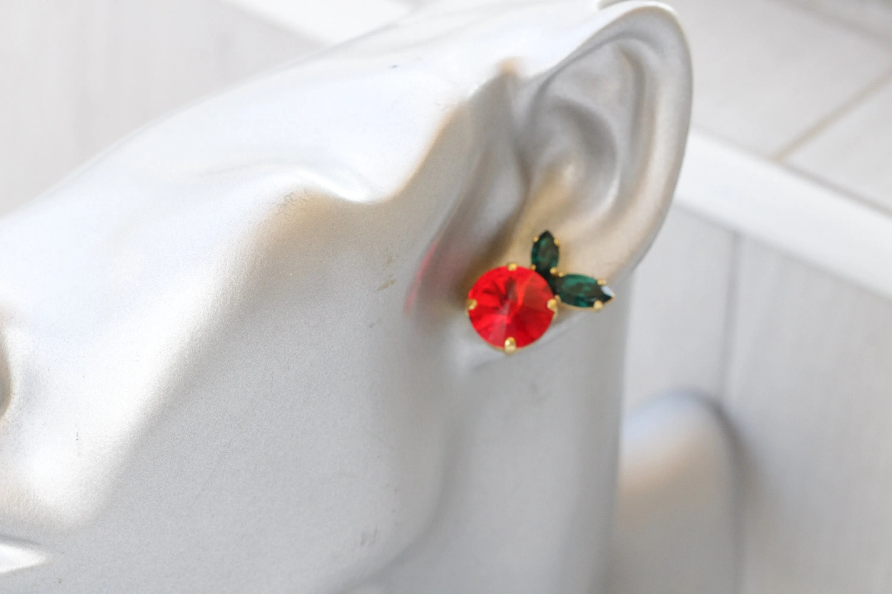 Red BRIDESMAID Earrings,